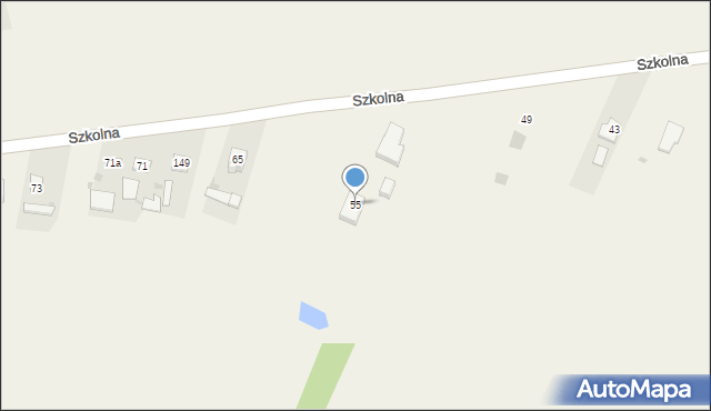 Szastarka, Szkolna, 55, mapa Szastarka