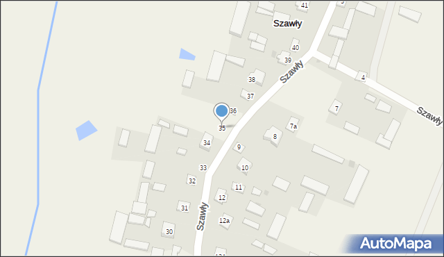 Szawły, Szawły, 35, mapa Szawły