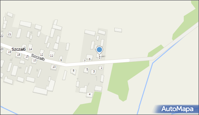 Szczałb, Szczałb, 2, mapa Szczałb