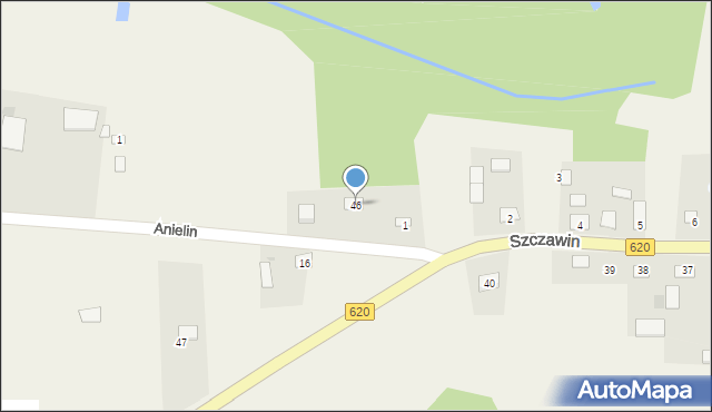 Szczawin, Szczawin, 46, mapa Szczawin