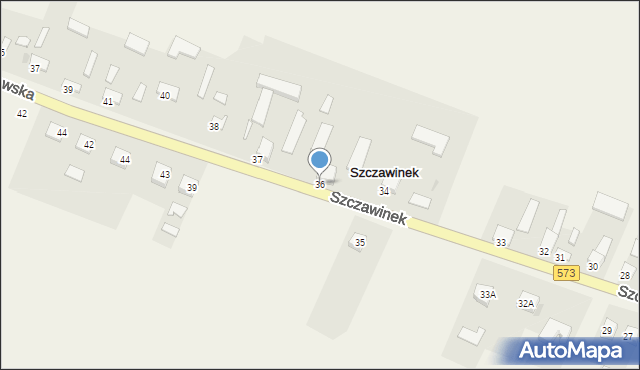 Szczawinek, Szczawinek, 36, mapa Szczawinek