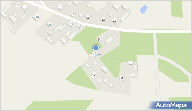 Szczawno, Szczawno, 1d, mapa Szczawno