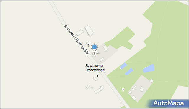 Szczawno Rzeczyckie, Szczawno Rzeczyckie, 6, mapa Szczawno Rzeczyckie