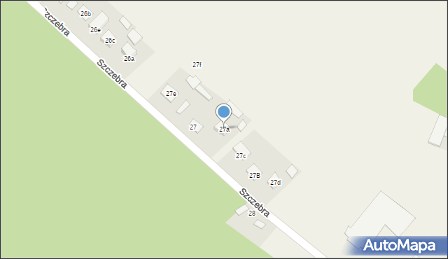 Szczebra, Szczebra, 27a, mapa Szczebra