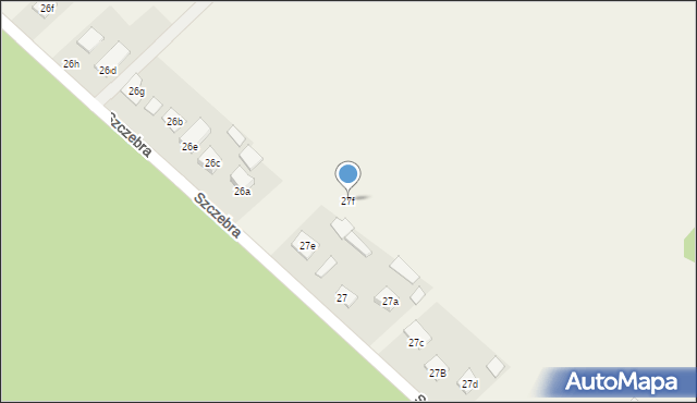 Szczebra, Szczebra, 27f, mapa Szczebra