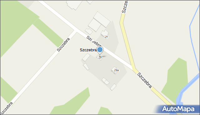 Szczebra, Szczebra, 29, mapa Szczebra