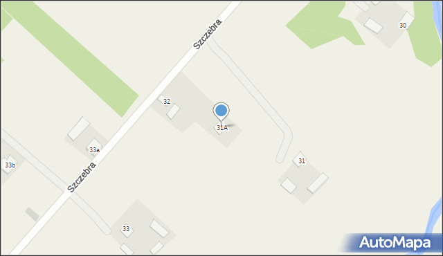 Szczebra, Szczebra, 31A, mapa Szczebra