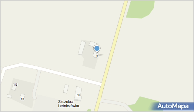 Szczebra, Szczebra, 6, mapa Szczebra