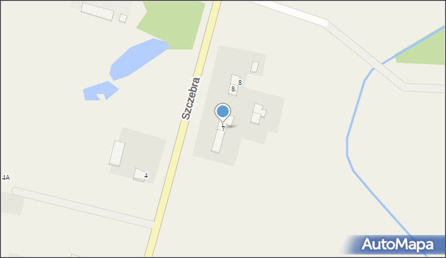 Szczebra, Szczebra, 7, mapa Szczebra
