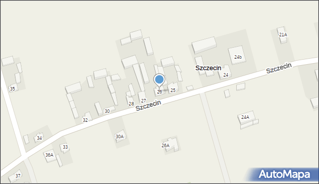 Szczecin, Szczecin, 26, mapa Szczecina