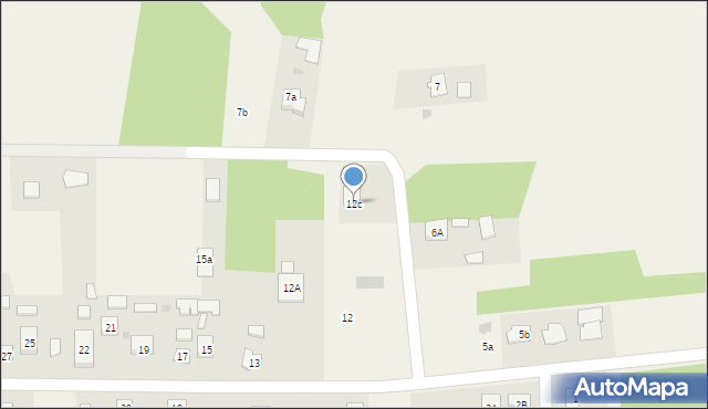 Szczecno, Szczecno, 12c, mapa Szczecno