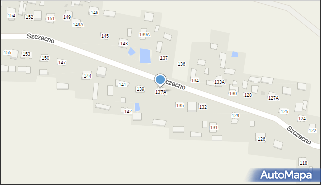 Szczecno, Szczecno, 137A, mapa Szczecno