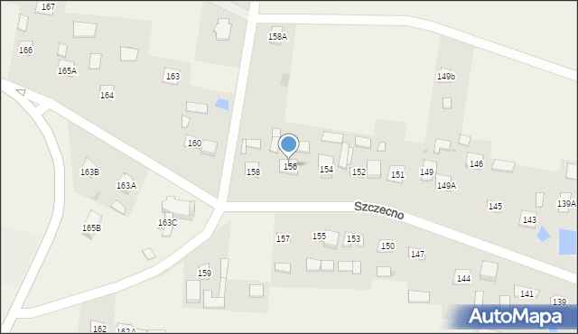 Szczecno, Szczecno, 156, mapa Szczecno