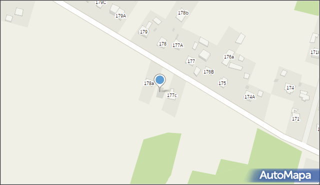 Szczecno, Szczecno, 177d, mapa Szczecno