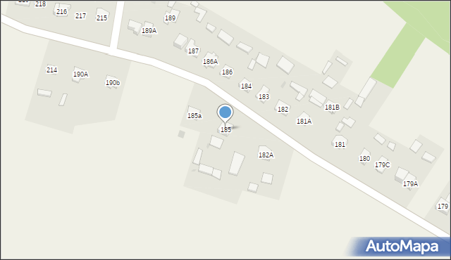 Szczecno, Szczecno, 185, mapa Szczecno