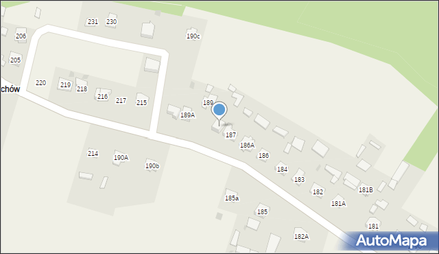 Szczecno, Szczecno, 188A, mapa Szczecno