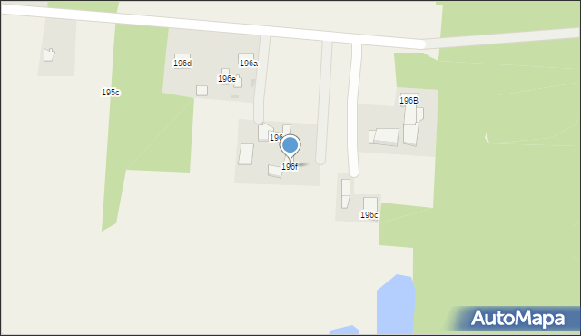 Szczecno, Szczecno, 196f, mapa Szczecno