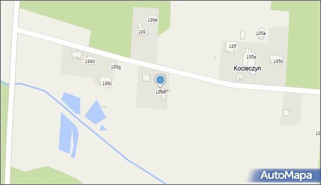 Szczecno, Szczecno, 199a, mapa Szczecno