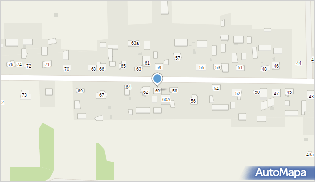 Szczecno, Szczecno, 60, mapa Szczecno