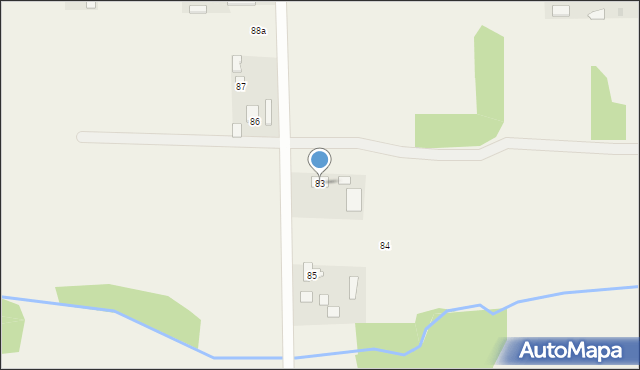 Szczecno, Szczecno, 83, mapa Szczecno