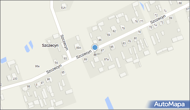 Szczecyn, Szczecyn, 88, mapa Szczecyn