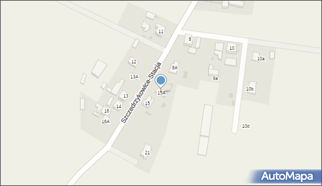 Szczedrzykowice, Szczedrzykowice-Stacja, 15A, mapa Szczedrzykowice