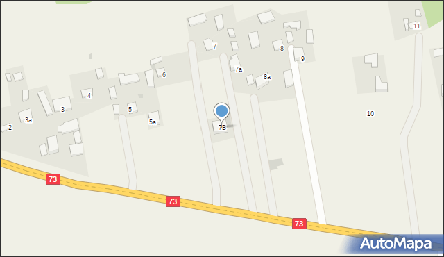 Szczeglin, Szczeglin, 7B, mapa Szczeglin