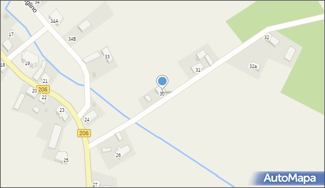 Szczeglino, Szczeglino, 30, mapa Szczeglino