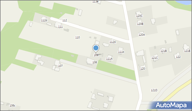 Szczekarków, Szczekarków, 109, mapa Szczekarków