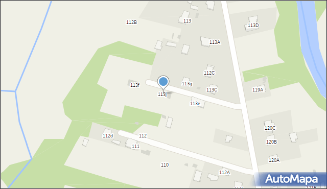 Szczekarków, Szczekarków, 113j, mapa Szczekarków