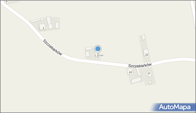 Szczekarków, Szczekarków, 2, mapa Szczekarków