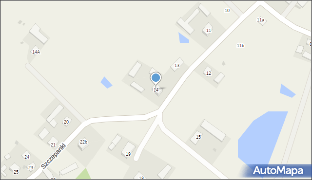 Szczepanki, Szczepanki, 14, mapa Szczepanki