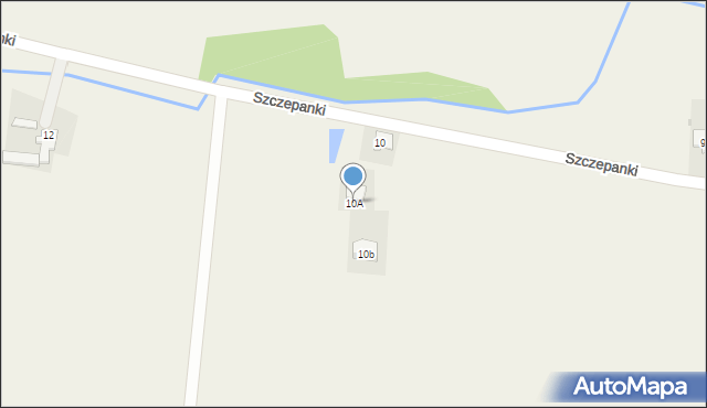 Szczepanki, Szczepanki, 10A, mapa Szczepanki