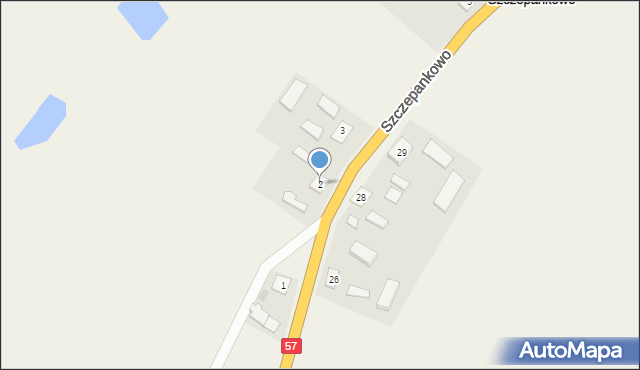 Szczepankowo, Szczepankowo, 2, mapa Szczepankowo