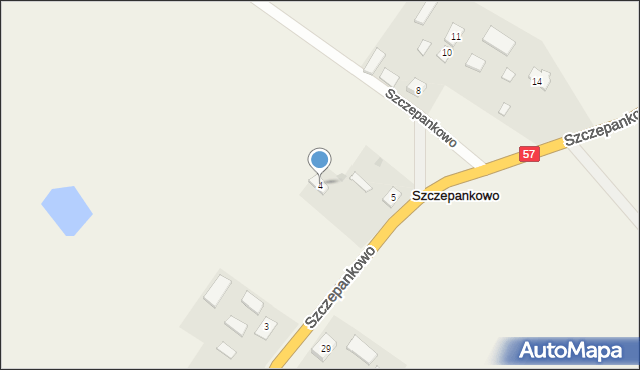 Szczepankowo, Szczepankowo, 4, mapa Szczepankowo