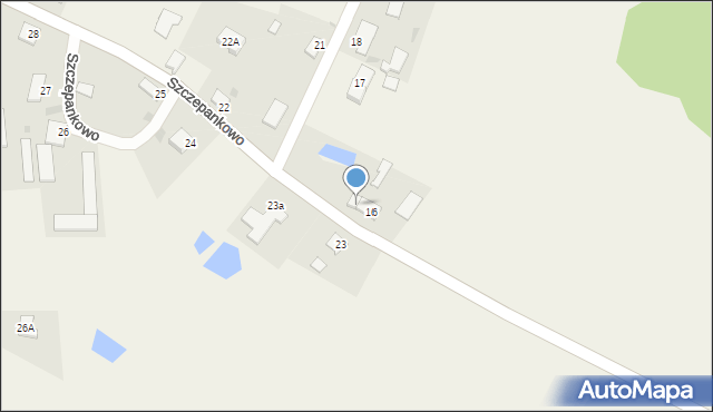 Szczepankowo, Szczepankowo, 16A, mapa Szczepankowo
