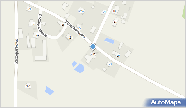 Szczepankowo, Szczepankowo, 23a, mapa Szczepankowo
