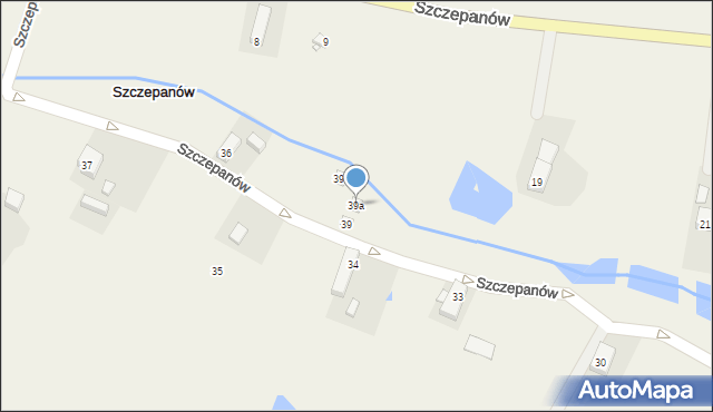 Szczepanów, Szczepanów, 39a, mapa Szczepanów