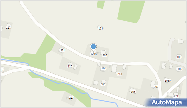 Szczepanowice, Szczepanowice, 123A, mapa Szczepanowice