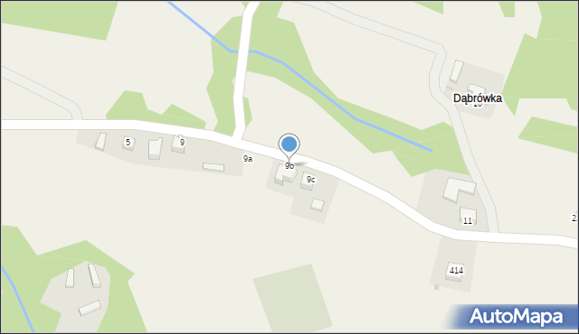 Szczepanowice, Szczepanowice, 9b, mapa Szczepanowice