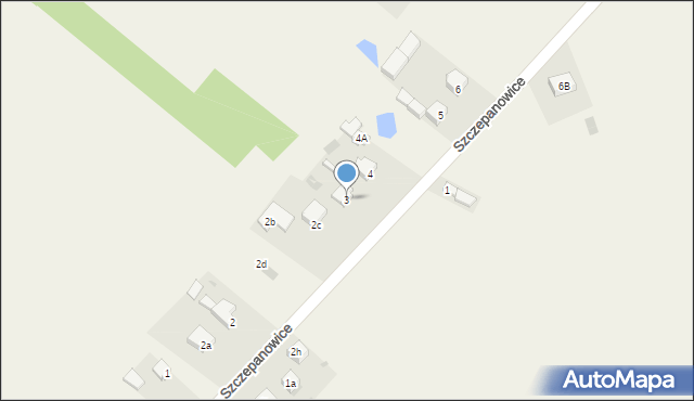 Szczepanowice, Szczepanowice, 3, mapa Szczepanowice
