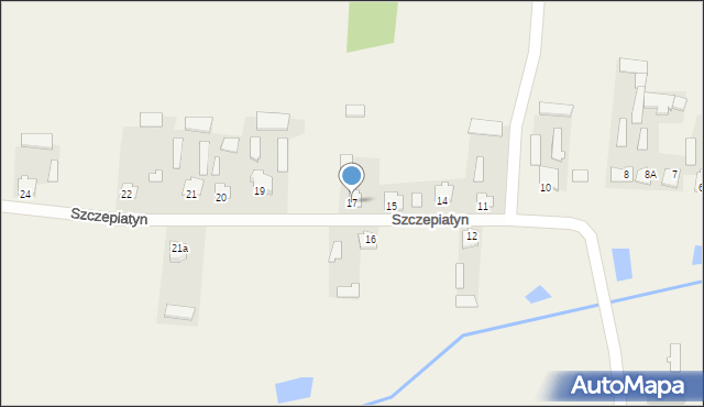 Szczepiatyn, Szczepiatyn, 17, mapa Szczepiatyn