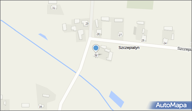 Szczepiatyn, Szczepiatyn, 34, mapa Szczepiatyn