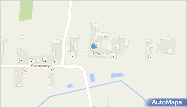 Szczepiatyn, Szczepiatyn, 8, mapa Szczepiatyn