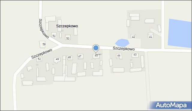 Szczepkowo, Szczepkowo, 45, mapa Szczepkowo