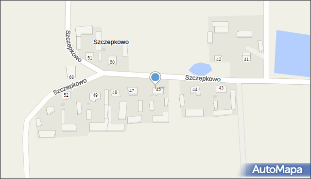 Szczepkowo, Szczepkowo, 58, mapa Szczepkowo