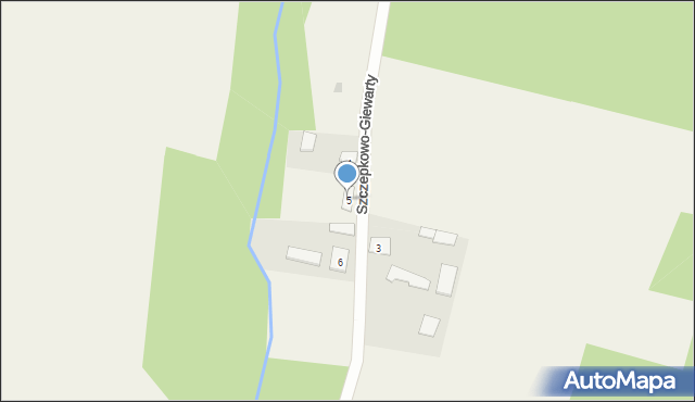 Szczepkowo-Giewarty, Szczepkowo-Giewarty, 5, mapa Szczepkowo-Giewarty
