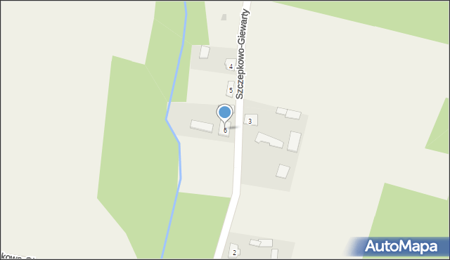 Szczepkowo-Giewarty, Szczepkowo-Giewarty, 6, mapa Szczepkowo-Giewarty