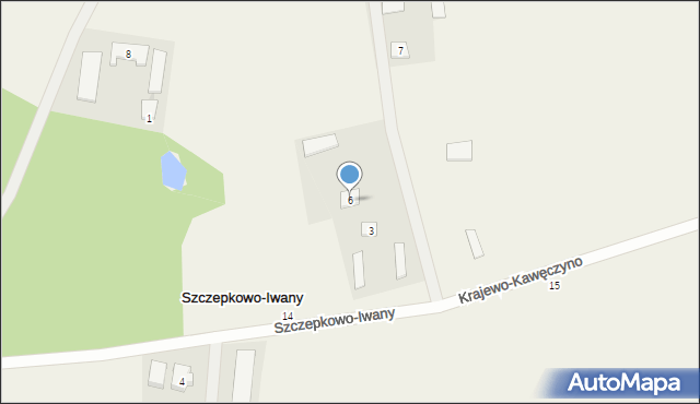 Szczepkowo-Iwany, Szczepkowo-Iwany, 6, mapa Szczepkowo-Iwany