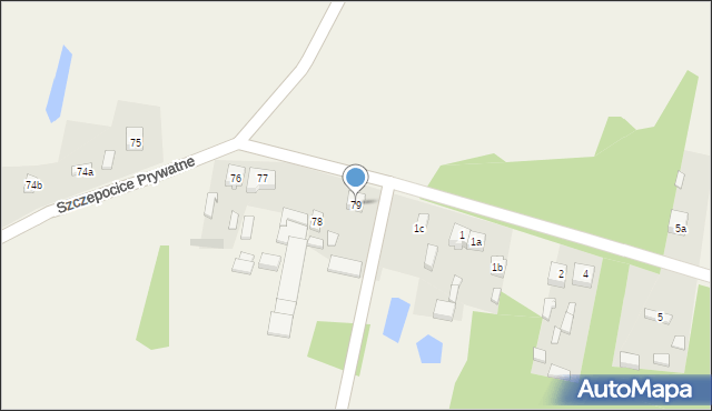 Szczepocice Rządowe, Szczepocice Rządowe, 79, mapa Szczepocice Rządowe